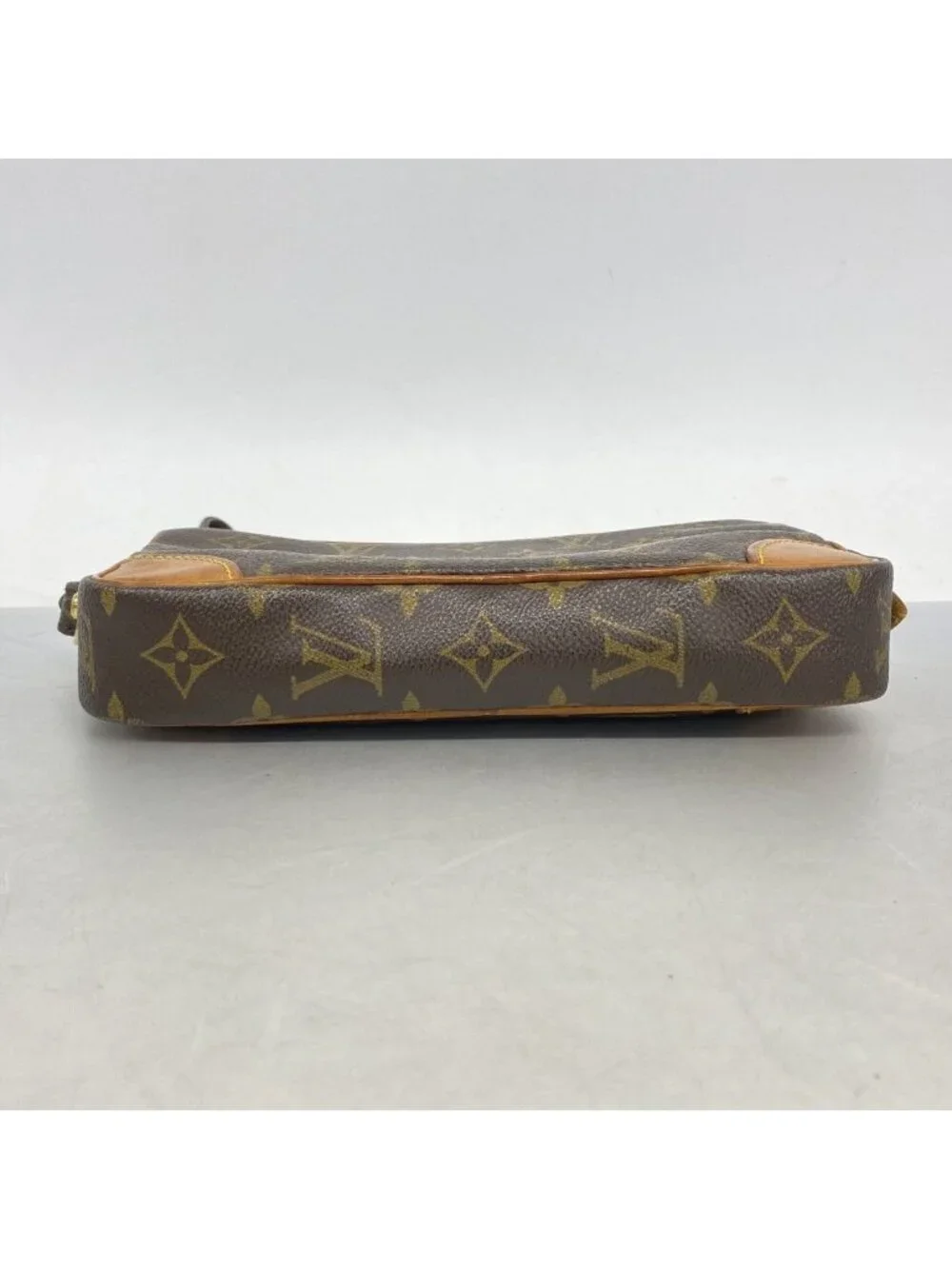 Louis Vuitton Clutch Monogram Marly Dragonne PM Brown